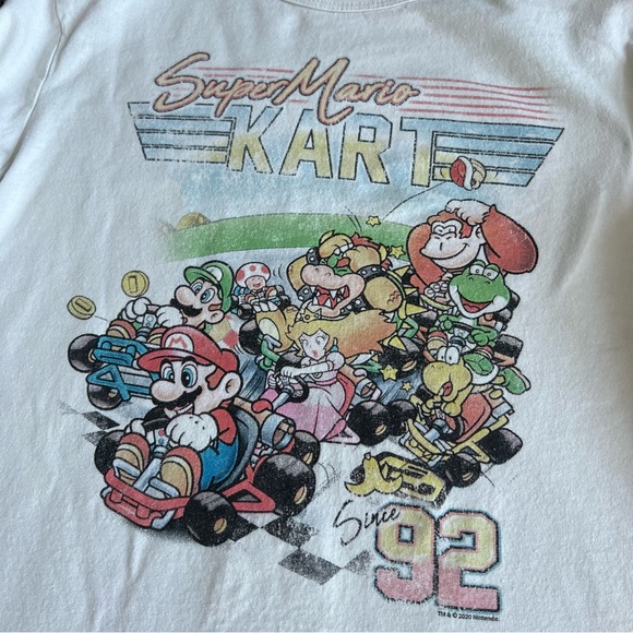 Gap Kids Super Mario Kart Long Sleeve Shirt Size Medium - Picture 3 of 6